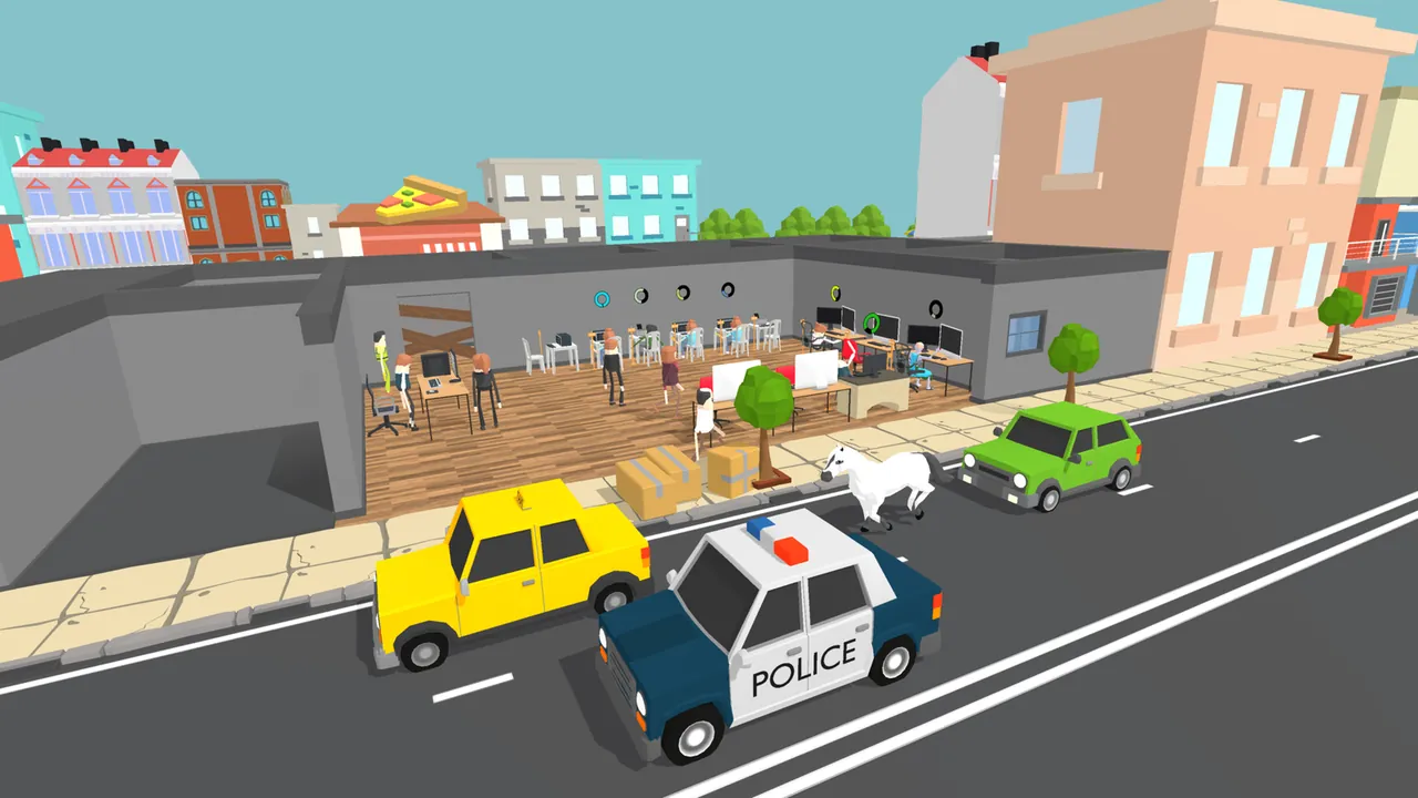 Internet Cafe Low Poly screenshot